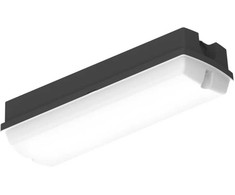 Ledvance 5-9W LED stačiakampis plafonas BLKH COMP RC, juodas, 3000/4000K, IP65, su judesio davikliu