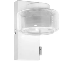 Sieninis šviestuvas 5,5W LED sieninis vonios šviestuvas ORBIS FLAME, baltas, 3000/4000K, IP44