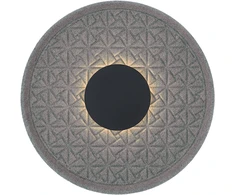 Sieninis šviestuvas 6W LED sieninis akustinis šviestuvas, pilkos/juodos sp., 3000K, 2617