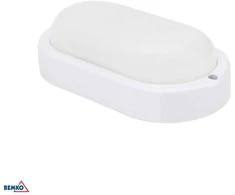 Bemko 8W LED plafonas KANLO, baltas, 4000K, IP54, 120°, su judesio davikliu
