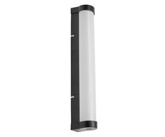 Sieninis šviestuvas 9W LED veidrodžio šviestuvas OBRIS TUBE, juodas, 3000/4000K, dimeriuojamas, IP44