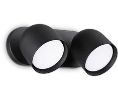 Ideal Lux Sieninis šviestuvas DODO, GX53, juodas, 327938