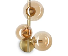 Ideal Lux Sieninis šviestuvas PERLAGE, G9, gintaro sp., 322742