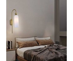 Light_Presti Sieninis šviestuvas PIEGA, E14, aukso sp. korpusu/baltas gaubtas