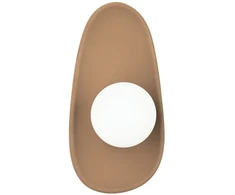 Sieninis šviestuvas PILO, G9, kavos/baltos sp., 2623