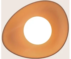 Sieninis šviestuvas PILO, G9, terakotos/baltos sp., 2622