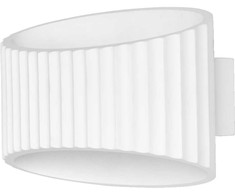 Sieninis šviestuvas PLASTER BAND, E27, baltas