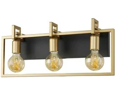 Italux Sieninis šviestuvas Primero WL-44003-3-BK-GD