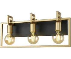 Italux Sieninis šviestuvas Primero WL-44003-3-BK-GD