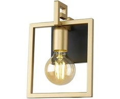 Italux Sieninis šviestuvas Primero WL-44003-1-BK-GD