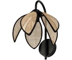 Sieninis šviestuvas RATTAN LOTUS, E27, smėlio sp.