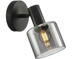 Italux Sieninis šviestuvas Santia WL-65342-1 BK+SG