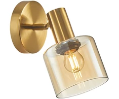 Italux Sieninis šviestuvas Santia WL-65342-1 BRO+AMBER