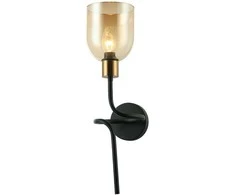 Italux Sieninis šviestuvas Servio WL-66892-1A-BK-AMB