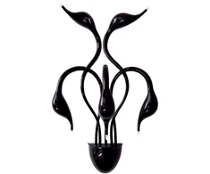 Sieninis šviestuvas SWAN, 5xG4, juodas