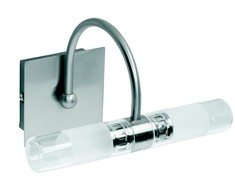 Sieninis šviestuvas TUBE, G9, baltos/nikelio sp., 460000