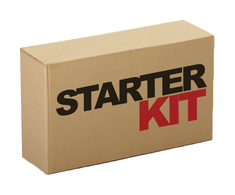 Sistemos LUGTRACK SLIM rinkinys STARTER KIT, baltos sp.
