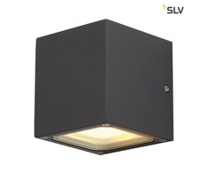 slv SITRA CUBE sieninis šviestuvas, antracito spalvos, GX53, maksimaliai 9W, IP44