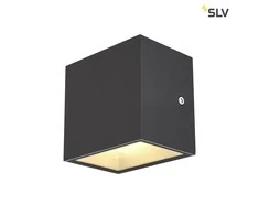 slv SITRA CUBE WL, LED lauko paviršinio montavimo sieninis šviestuvas, antracito spalvos, IP44, 3000K, 10W