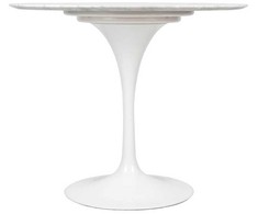 Stalas TULIP MARBLE, baltas