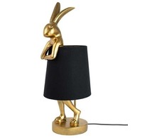 Stalo šviestuvas RABBIT, 50cm, E14, aukso/juodos sp.