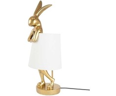 Stalo šviestuvas RABBIT, E14, aukso/baltos sp.