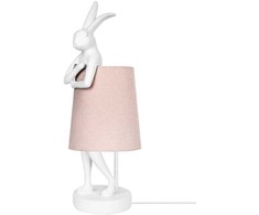 Stalo šviestuvas RABBIT, E14, baltos/rožinės sp.