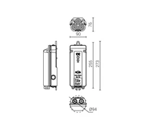 ROSA Sujungimo dėžutė TB-1, max 3 laidai nuo 10mm² iki 35mm²