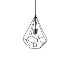 Pakabinamas šviestuvas Ideal Lux Suspended lamp with 1 light AMPOLLA, E27, copper