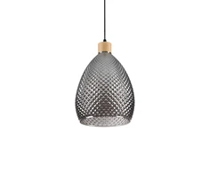Pakabinamas šviestuvas Ideal Lux Suspended lamp with 1 light BERGEN, E27, juodas