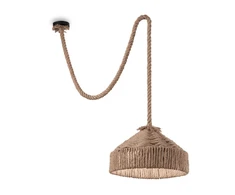 Pakabinamas šviestuvas Ideal Lux Suspended lamp with 1 light CANAPA, E27, baltas