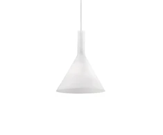 Pakabinamas šviestuvas Ideal Lux Suspended lamp with 1 light COCKTAIL, E14, baltas