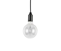 Pakabinamas šviestuvas Ideal Lux Suspended lamp with 1 light EDISON, E27, juodas