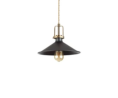 Pakabinamas šviestuvas Ideal Lux Suspended lamp with 1 light ERIS, E27, juodas