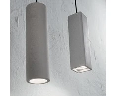 Pakabinamas šviestuvas Ideal Lux Suspended lamp with 1 light OAK, GU10, concrete