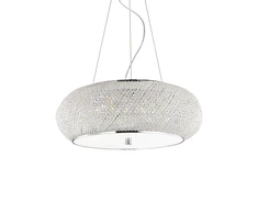 Pakabinamas šviestuvas Ideal Lux Suspended lamp with 10 lights PASHA', E14, baltas