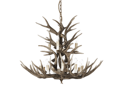 Pakabinamas šviestuvas Ideal Lux Suspended lamp with 12 lights CHALET, E14, sand color
