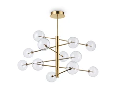 Pakabinamas šviestuvas Ideal Lux Suspended lamp with 12 lights EQUINOXE, G4, copper