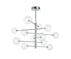 Pakabinamas šviestuvas Ideal Lux Suspended lamp with 12 lights EQUINOXE, G4, chrome