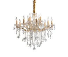 Pakabinamas šviestuvas Ideal Lux Suspended lamp with 12 lights FLORIAN, E14, antracite