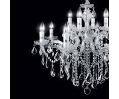 Pakabinamas šviestuvas Ideal Lux Suspended lamp with 12 lights FLORIAN, E14, juodas