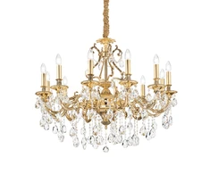 Pakabinamas šviestuvas Ideal Lux Suspended lamp with 12 lights GIOCONDA, E14, rust color