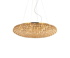 Pakabinamas šviestuvas Ideal Lux Suspended lamp with 12 lights KING, G9, auksinis color