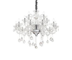 Pakabinamas šviestuvas Ideal Lux Suspended lamp with 15 lights COLOSSAL, E14, rust color