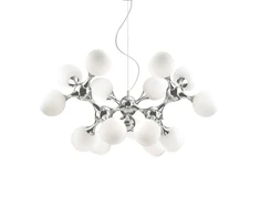 Pakabinamas šviestuvas Ideal Lux Suspended lamp with 15 lights NODI, E14, transparent