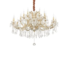 Pakabinamas šviestuvas Ideal Lux Suspended lamp with 18 lights NAPOLEON, E14, copper