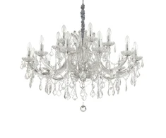 Pakabinamas šviestuvas Ideal Lux Suspended lamp with 18 lights NAPOLEON, E14, chrome