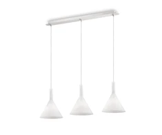 Pakabinamas šviestuvas Ideal Lux Suspended lamp with 3 lights COCKTAIL, E14, baltas