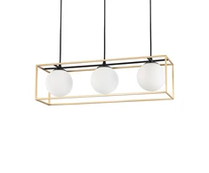 Pakabinamas šviestuvas Ideal Lux Suspended lamp with 3 lights LINGOTTO, E14, chrome