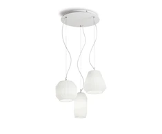 Pakabinamas šviestuvas Ideal Lux Suspended lamp with 3 lights ORIGAMI, E27, chrome